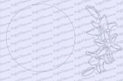 Lily Flower Nursery sign | Baby Nursery Name sign Product Image 6