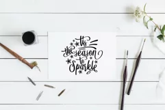 Tis the season to Sparkle SVG DXF EPS PNG Product Image 5