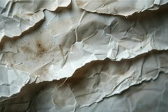 Closeup of a crinkled paper texture with natural shadows and Product Image 1