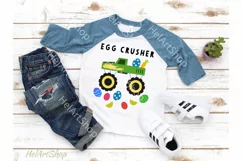 Easter monster truck svg, easter shirt svg, boy easter svg Product Image 1