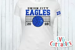 Volleyball SVG | Volleyball Template 0025 | Shirt Design Product Image 2
