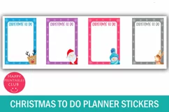 Christmas To Do List Planner Stickers I Holiday Stickers Product Image 2