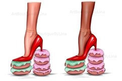 Clipart fashionable shoes, Clipart on high heels Product Image 2