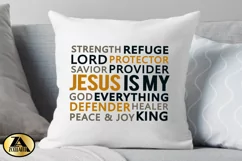 Jesus SVG PNG EPS DXF Christian SVG Bible Verse SVG Cut file Product Image 3