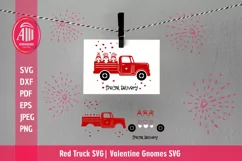 Red Truck Valentine SVG| Valentine Gnomes| Special Delivery Product Image 3