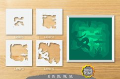 Mermaid Layered Papercut 3D Product Image 1