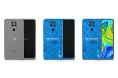 Redmi Note 9 2020 PSD Skin Mockup Template Product Image 1
