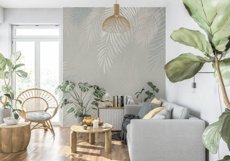 Wall mockup - Wallpaper mockup - Living room Product Image 7