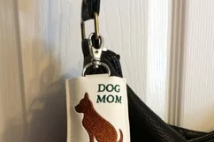 ITH Dog Mom Hand Sanitizer Holder- Snap Tab 5x7 Hoop Product Image 2