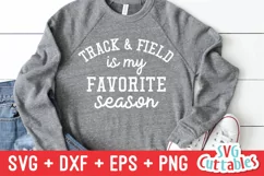 Track SVG | Track Is My Favorite Season | Shirt Design Product Image 2