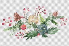 Christmas bouquet warmth of the soul Watercolor png Product Image 3