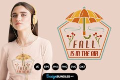 Fall is In The Air Hand Lettering SVG Product Image 1