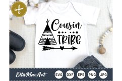 Cousin tribe SVG, Cousin SVG, Cousin Quote svg, Best Friends Product Image 1