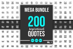 Inspirational Quotes Mega Bundle SVG Product Image 1