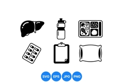 Health Care Medical Icons For Clinic Use Product Image 1