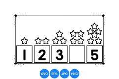 Hand Drawn Star Rating Icons Vector Design Product Image 1