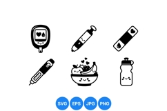 Vector Diabetes Care Icon For Projects Product Image 1