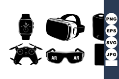 Virtual reality headset smartwatch drone controller augmente Product Image 1