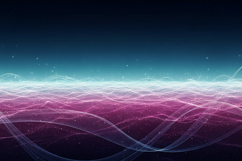 Abstract background with purple and blue waves Product Image 1