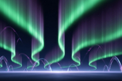Northern lights night sky Product Image 1