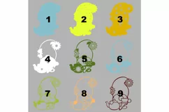 Pair of layered gnomes with tea svg for cricut Product Image 2