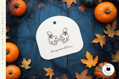 Spooky Ghost Stud Earrings | Halloween Laser Cut Product Image 2