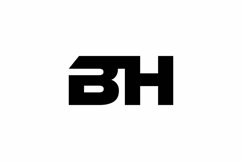 BH Logo design vector template Product Image 1