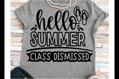 Schools out svg JPEG Silhouette Cricut teacher summer school Product Image 1