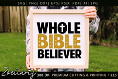 Bible Believer SVG Jesus Faith Christian T-shirt Mug Design Product Image 2