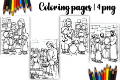 Bible Coloring Pages for Kids Easter Nativity Coloring Book Product Image 1