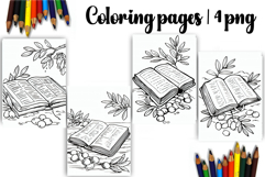Bible Coloring Pages for Kids Easter Nativity Coloring Book Product Image 1