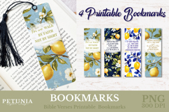 Printable Chinoiserie Bible Verses Bookmark designs being used as trendy chinoiserie bookmark print