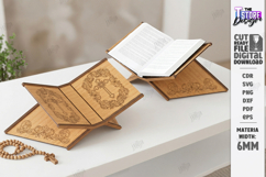 Bible Stand Laser Cut | Religious Book Stand | Book Holder Product Image 1
