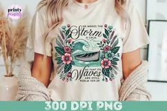 Bible Verse png file, Vintage Christian Sublimation PNG Product Image 1