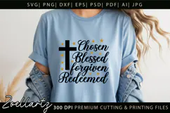 Jesus Faith Christian Quote SVG Cut Files Bible Cross SVG Product Image 5