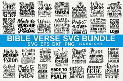 Bible Verse SVG Bundle - Bible Verse SVG Design Product Image 1