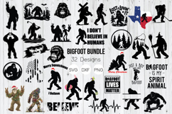 Bigfoot Bundle SVG, Funny Bigfoot SVG, Bigfoot Christmas SVG Product Image 1