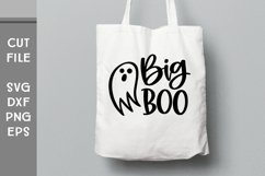 Little Boo and Big Boo, Hand Lettered Halloween Matching SVG Product Image 7