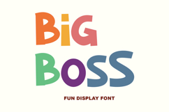 Big Boss - Fun Display Font Product Image 1
