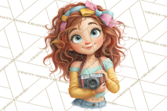 Oversized Bow Teen Girl PNG Clipart Fashion Illustration Product Image 5