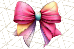 Oversized Bow Teen Girl PNG Clipart Fashion Illustration Product Image 2