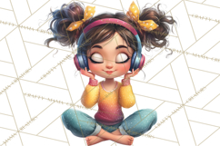 Oversized Bow Teen Girl PNG Clipart Fashion Illustration Product Image 4