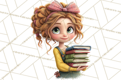 Oversized Bow Teen Girl PNG Clipart Fashion Illustration Product Image 3