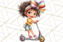Oversized Bow Teen Girl PNG Clipart Fashion Illustration Product Image 3