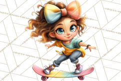 Oversized Bow Teen Girl PNG Clipart Fashion Illustration Product Image 3