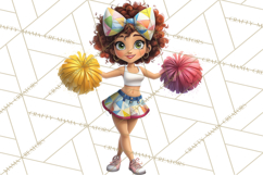 Oversized Bow Teen Girl PNG Clipart Fashion Illustration Product Image 4