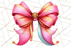 Oversized Bow Teen Girl PNG Clipart Fashion Illustration Product Image 3
