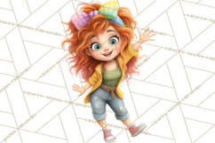 Oversized Bow Teen Girl PNG Clipart Fashion Illustration Product Image 5