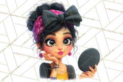 Oversized Bow Teen Girl PNG Clipart Fashion Illustration Product Image 4