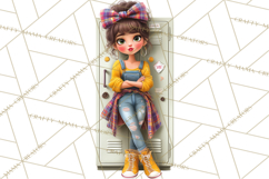 Oversized Bow Teen Girl PNG Clipart Fashion Illustration Product Image 5